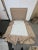 Transitional Full Size Taupe Jacquard Upholstered Headboard + Matching Bedskirt For Sale - Image 3 of 12