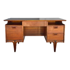 Mid 20th Century Modern ‘The Old Reliable’ Wood Executive Desk | W. C. McCready & Sons Inc