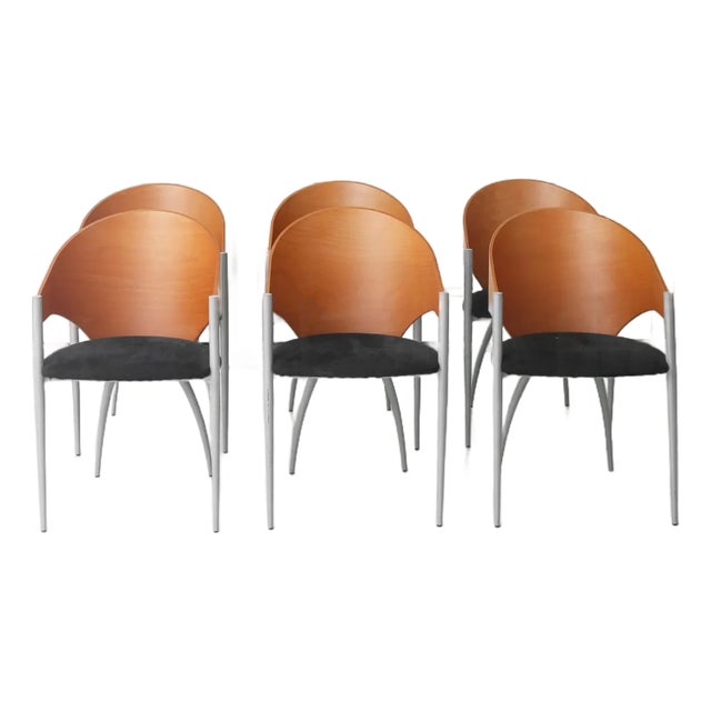 Late 20th Century Cattelan Italia Dining Chairs- Set of 6 For Sale