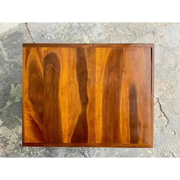 Brown Handmade “Oikado” Low Table in Black Walnut by Montaperto Studios, 2023 For Sale - Image 8 of 12