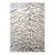 Nepalese Modern Wool & Silk 10X14 Gray & Brown Zebra Print Handmade Area Rug #1143856 For Sale
