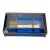 20 Th C Cobalt Blue Cut Glass 2 Tier Musical Box. For Sale