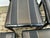 Ornamental & Decorative Materials Set of 4 Vintage Black Laquer Chinese Chippendale Faux-Bamboo Dining Chairs For Sale - Image 7 of 12