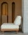 Vintage Italian Minimalist Japandi Style Chaise Lounge For Sale - Image 3 of 7
