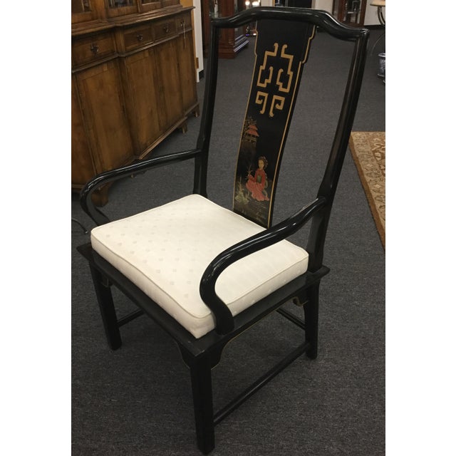 Century Asian Style Dining Room Chairs Set of 5 Chairish