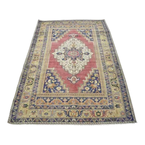 Oushak Oriental Turkish Wool Unique Area Carpet