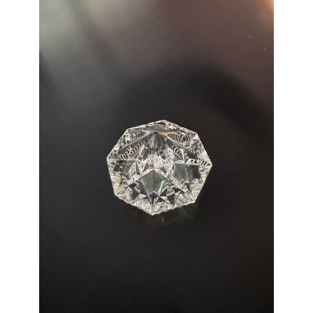 Waterford Waterford Crystal Paperweight Clock For Sale - Image 4 of 6