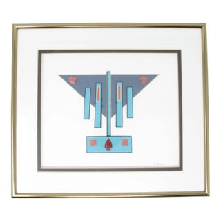 Cyndy Dorer Southwestern Style Semi-Precious Gemstone Mixed Media Artwork For Sale