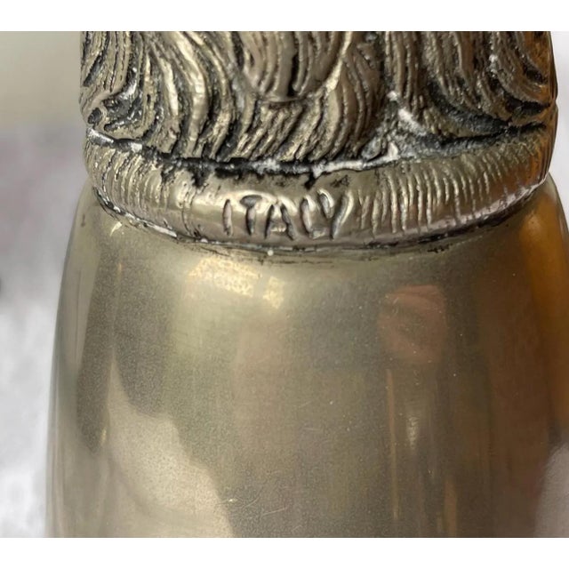 Gucci 1970s Gucci Stag Stirrup Cups- A Pair For Sale - Image 4 of 5