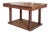 French Art Deco Dining Table in Oak with Turned Bobbin Legs, 1930s For Sale