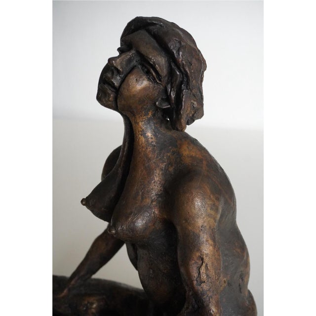 Agenore Fabbri, Seated Female Nude, 1980s, Bronze For Sale - Image 11 of 13