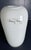1990s Henry Dean Belgium Signed Hand Blown Art Glass Vase Cream White 6” For Sale - Image 5 of 10