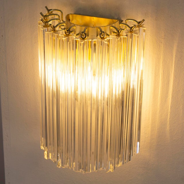 Wall Lamps in Murano Glass, 1990s, Set of 2 For Sale - Image 10 of 13