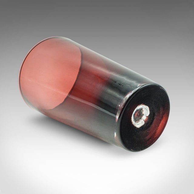 1960s Vintage Flower Vase, Finnish, Art Glass, Display, Decorative, Mid Century, 1960 For Sale - Image 5 of 10