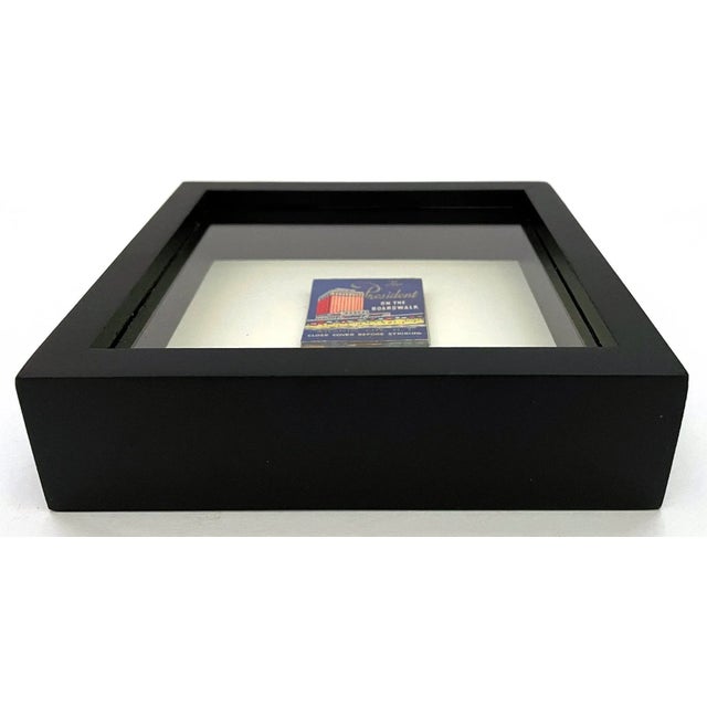 Vintage Framed Matchbook From the President Hotel in Atlantic City n.j. For Sale - Image 4 of 6
