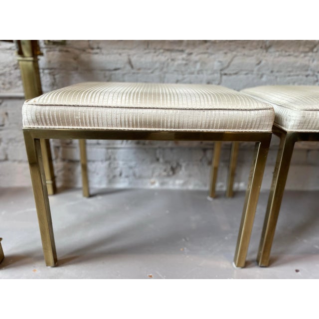 Brass 1970s Vintage Mastercraft Greek Key Console Table For Sale - Image 8 of 12