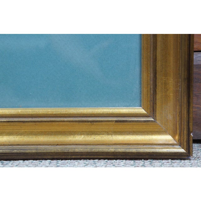 Paint 1989 Expressionist Figurative Watercolor Portrait Painting by Paul Melia, Framed For Sale - Image 7 of 13