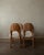 Scandinavian Modern Pine Dining Chairs in Faux Sheepskin, 1970s, Set of 4 For Sale - Image 6 of 18