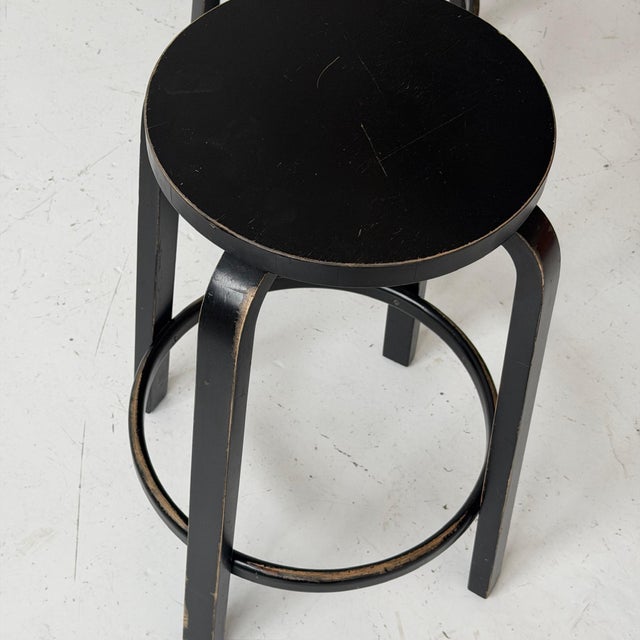 Artek Counter Stools by Alvar Aalto for Artek For Sale - Image 4 of 7