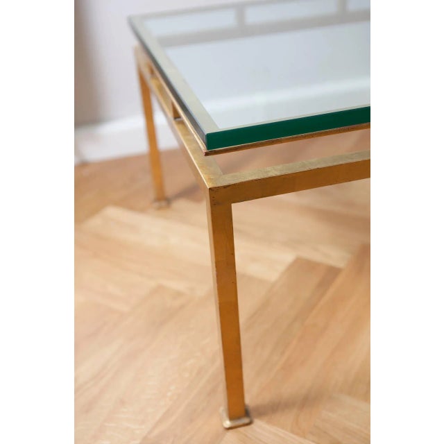 Metal Brass and Glass Side Tables, 1960s, Set of 2 For Sale - Image 7 of 10