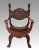 Brown 19th Century Walnut Savonarola North Wind Chair by Stomps-Burchardt Furniture Makers, Dayton, Ohio For Sale - Image 8 of 12