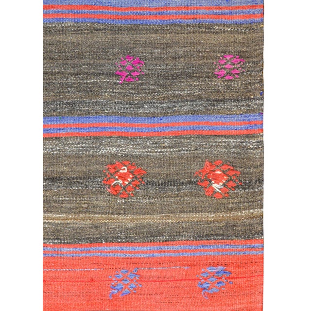 Mid 20th Century Vintage Mid Century Konya Kilim Runner For Sale - Image 5 of 9