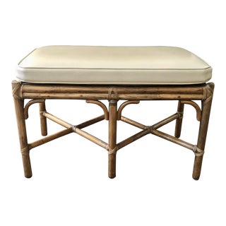 Vintage McGuire Bench For Sale