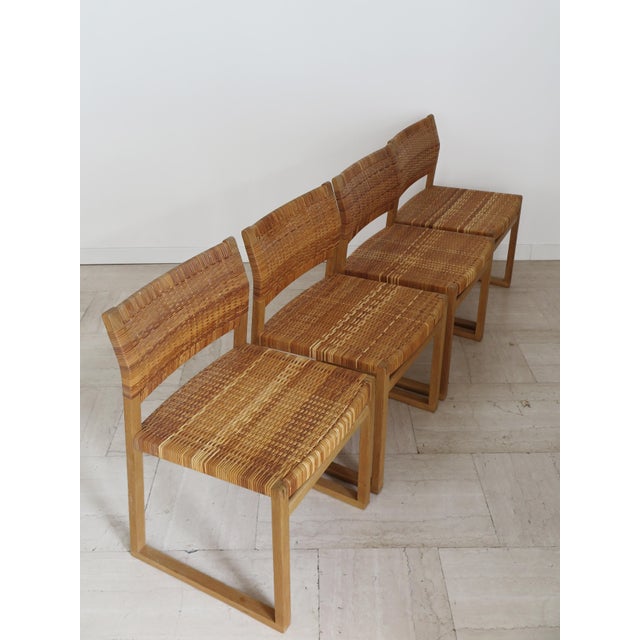 Mid-Century Scandinavian Oak Dining Room Chairs attributed to Børge Mogensen, Denmark, 1950s, Set of 6 For Sale - Image 11 of 18
