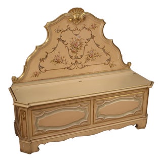 Venetian Chest in Lacquered and Painted Wood, 1980s For Sale
