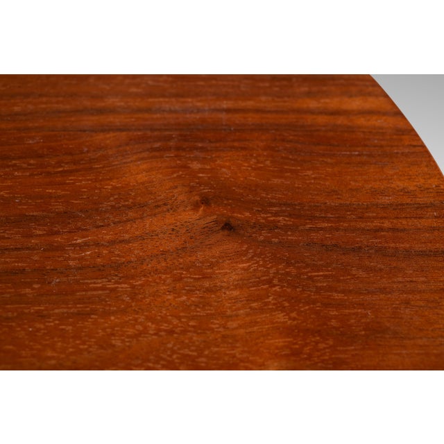 Mid-Century Modern 13 Inch Minimalist Wall Clock Carved From Solid Walnut, Usa, C. 1970s For Sale - Image 11 of 16