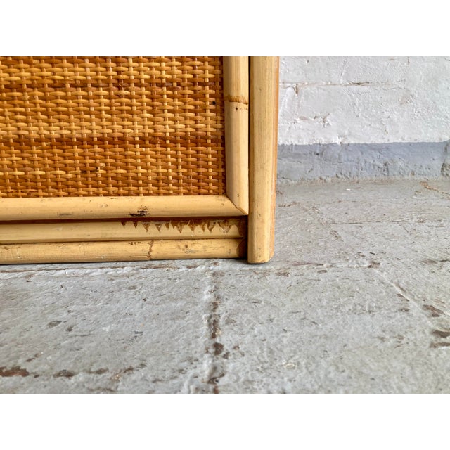 Vintage Italian Rattan Sideboard, 1970s For Sale - Image 11 of 12