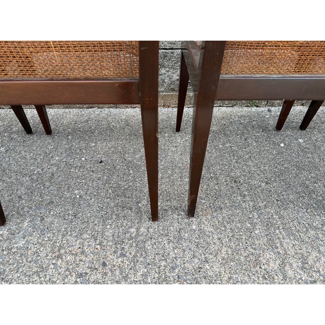 1950s Edward Wormley for Dunbar Sipper Chairs-Set of Four For Sale - Image 9 of 11
