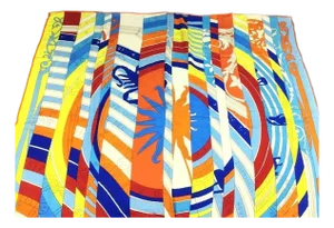 Le Carre Hermès Scarf Cashmere Silk Made in France Vibrant Colors