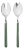 Mepra Fantasia 2-Piece Salad Servers Set, Green For Sale