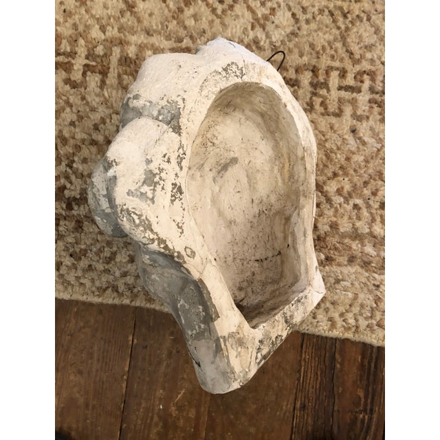 Sculpture Materials Large Plaster Wall Sculpture of Apollo For Sale - Image 7 of 13