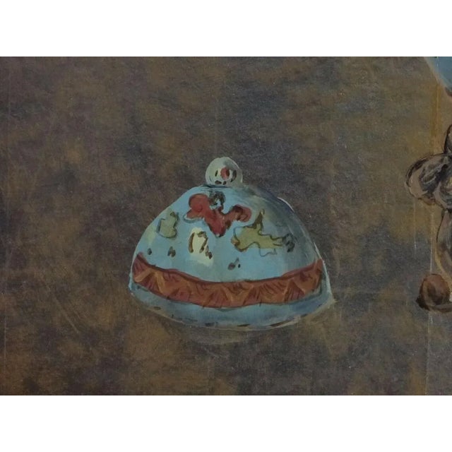 Silver Vintage Oriental Asian Silver Gilt Floral Picture Painting by r.j. Schellanbach For Sale - Image 8 of 11