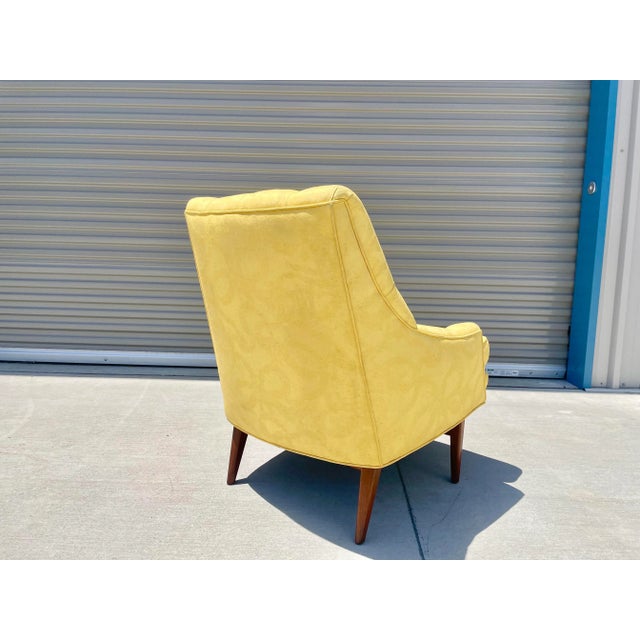 Mid-Century Tufted Walnut Lounge Chairs Styled After Monteverdi Young- A Pair For Sale - Image 13 of 13