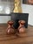 Mid-Century Modern Pair of Wood Candlestick Holders For Sale - Image 10 of 11