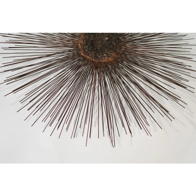 Mid 20th Century Industrial Metal Alloys Sunburst Wall Sculpture, Circa 1970s For Sale - Image 5 of 7