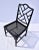 Vintage Chinese Chippendale Dining Chairs, Set of Eight, Lacquered For Sale - Image 12 of 16