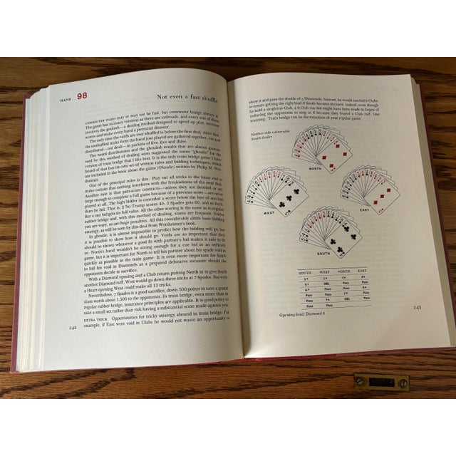 Red 1961 First Edition "The Sports Illustrated Book of Bridge" by Charles Goren For Sale - Image 8 of 10