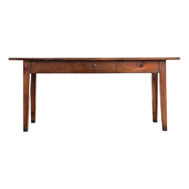 French 19th Century Oak Single-Drawer Server For Sale
