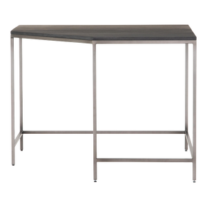 Four Hands Trey Modular Corner Desk, Black Wash Poplar