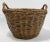 Farmhouse Vintage Large French Woven Grapevine Basket For Sale - Image 3 of 10