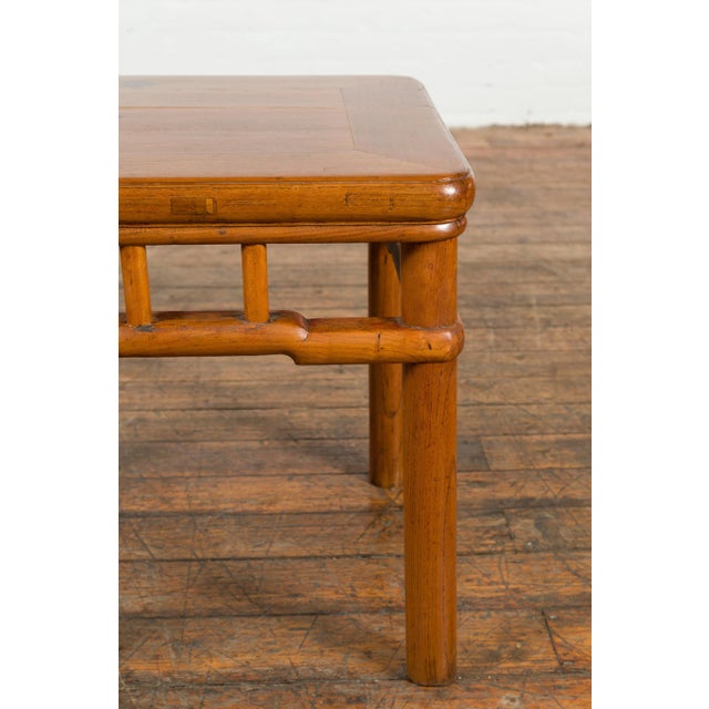 Chinese Vintage Ming Dynasty Style Accent Side Table with Humpback Stretcher For Sale - Image 12 of 13