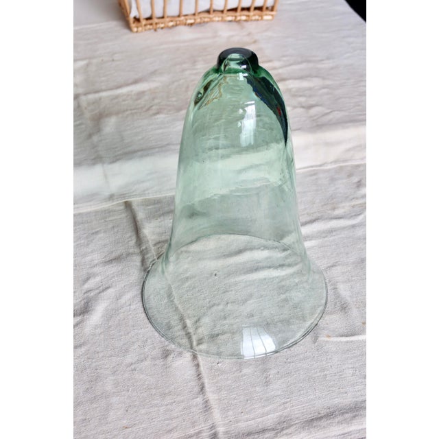 Antique Garden Bell in Handcrafted Glass, 1920s For Sale - Image 3 of 8