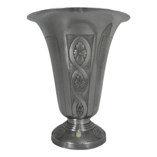 Art Deco Aluminium Uplight Table Lamp, 1930s For Sale