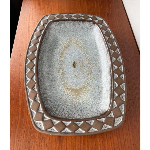Large Mid-Century Modern Danish Studio Pottery Bowl from Frank Keramik, 1960s For Sale - Image 9 of 18