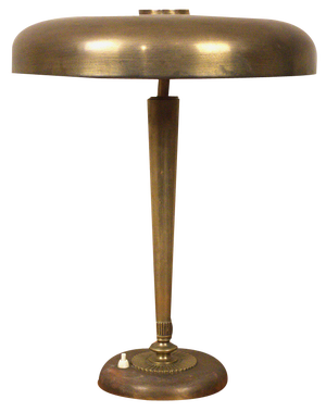 Swedish Art Deco Grace Brass Table Lamp by Einar Bäckström for Einar Bäckströms, 1930s