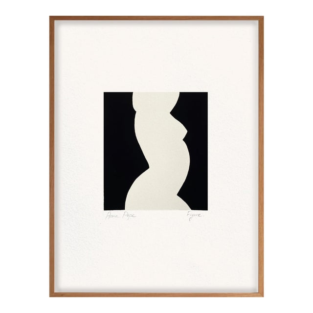 Original Gouache Painting "Figure 02" For Sale